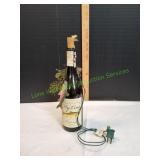 Decorative Glass Chardonnay Bottle