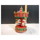 Vtg Electronic Musical Christmas Carousel