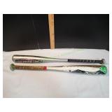 (1) Louisville Slugger & (1) Easton Ball Bats