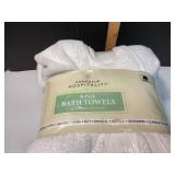 Grandeur Hospitality 6pc Towel Set, White