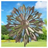 Stylecraft Two-Tone Metal Large Wind Spinner