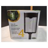 GTX Solar LED Pathway Lights, 4pk