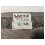 Purely Indulgent 100% Cotton Bath Towel, Grey