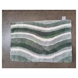 Mineral Springs Cotton Swirl Sage Bath Mat