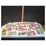 Collection of Wood-Mounted Rubber Stamps