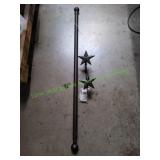 Rustic Star Curtain Rod