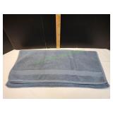 Purely Indulgent 100% Cotton Bath Towel, Blue