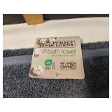 Purely Indulgent 100% Cotton Bath Towel, Grey