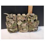 Acme Stacker M4/M16 Triple Magazine Pouch, Camo
