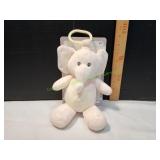 Kellytoy Kelly Baby Pink Elephant Rattle Plush Toy