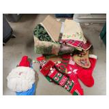 Tote of Holiday Stockings, Tree Skirts & More