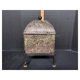 Cheetah Printer Table Box w/ Lid