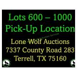 LOTS 600-1000 LOCATION 2 PICKUP AT CR283