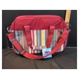 Polar Bear Insulated Cooler Bag, Red Striped