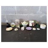 Vtg Trinket Boxes, Perfume Bottles & More