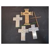 (5) Small Decorative Crosses