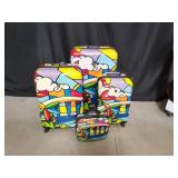 4pc Heys America Romea Britto Luggage Set