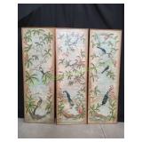 (3) Panel Uttermost Bird & Botanical Art Set
