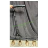 Linear Pendant Light w/ (4) Amber Glass Shades