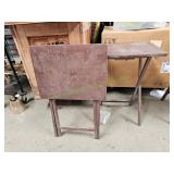 (2) Woode TV Trays