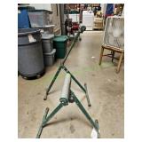 (2) Folding Adjustable Roller Stands