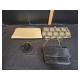 (3) Ladies Clutches w/ (1) Coin Bag