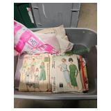 Tote of Vtg Patterns