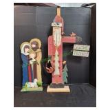 Holiday Free Standing Wood Displays