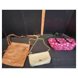 (2) Handbags w/ (1) Tote