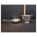 Wolfgang Puck 8" Omelet Pan w/ Metal Colander