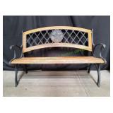 Texas Star Outdoor Bench
