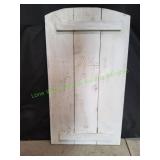 16x29 Distressed Wood Wall Art