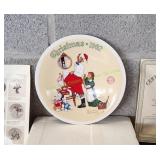 The Christmas Surprise Norman Rockwall Plate