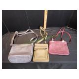 (3) Ladies Crossbody Handbags