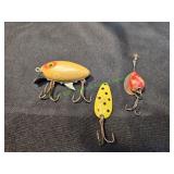 (3) Vtg Fishing Lures