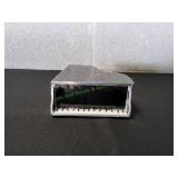 Stained Glass Baby Grand Piano Trinket Box