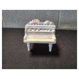 Elfin ware Porcelain Piano Trinket Box