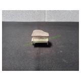 Vtg Metal Great Smoky Mts Piano Trinket Box