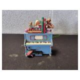 Vtg Enesco Blue Piano Music Box