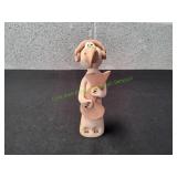 Vtg Terracotta Figurine