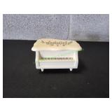 Ceramic Nashville Grand Piano Trinket Box