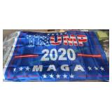 3x5 TRUMP 2020 MAGA Blue Flag