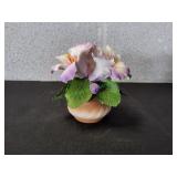 Capodimonte Porcelain Flower Figurine