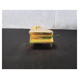 Vtg Westland Grand Piano Gold-Tone Music Box