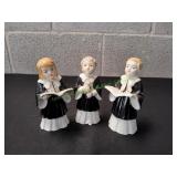 (3) Vtg Japan Ceramic Christmas Altar Boy