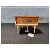 Vtg Schmid Wooden Grand Piano Musical Collectible