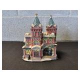 Lighted Victorian Church Christmas Village