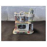 2004 Ceramic Christmas Village Bank
