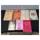 (7) Vtg Song Books