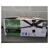 Hunter 50in AeroSync Matte Black Smart Ceiling Fan